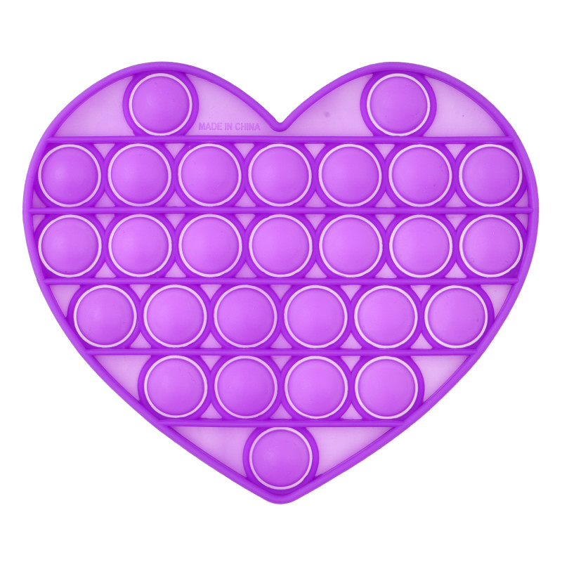 Jucărie anti-stres Inimă Pop It, violet deschis  235743