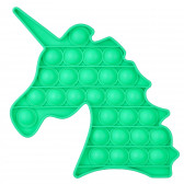 Jucărie anti-stres Pop It unicorn, verde Zi 235755 