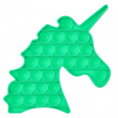Jucărie anti-stres Pop It unicorn, verde Zi 235756 2