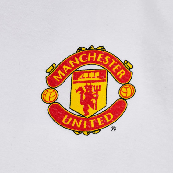 Tricou din bumbac pentru băieți cu imprimeu Manchester United Manchester United 235797 2