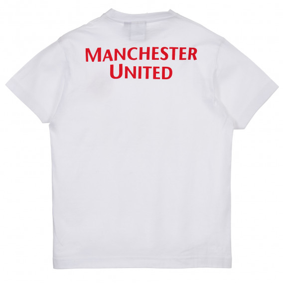 Tricou din bumbac pentru băieți cu imprimeu Manchester United Manchester United 235799 4