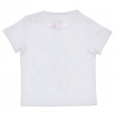 Tricou de bumbac pentru băieți, cu imprimeu strălucitor, alb Boboli 235866 4
