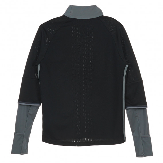 Bluză sport, pentru băieți, gri cu negru Adidas 235984 4