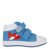 Pantofi sport cu aplicație avion, albastru deschis Колев и Колев 236039 