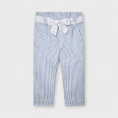 Pantaloni în dungi albe și albastre, marca Mayoral Mayoral 236225 