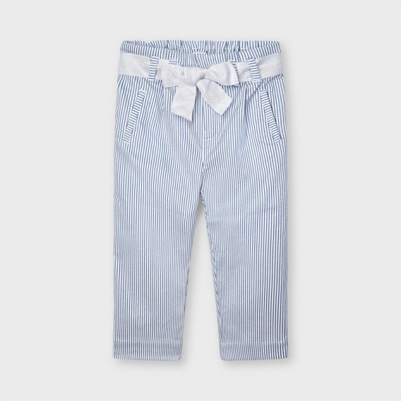 Pantaloni în dungi albe și albastre, marca Mayoral Mayoral 236225 