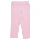 Pantaloni fete din bumbac și elastan, roz Boboli 236240 