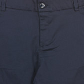Pantaloni bleumarin din bumbac pentru băieți Boboli 236291 2