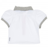 Bluză din bumbac cu mânecă scurtă Armani pentru fetițe Armani 236341 4