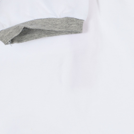 Bluză din bumbac cu mânecă scurtă Armani pentru fetițe Armani 236342 3