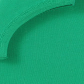 Maieu din bumbac cu imprimeu grafic pentru bebeluși, de culoare verde Benetton 236442 4