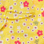 Bluză din bumbac cu imprimeu floral pentru bebeluși, galbenă Benetton 236636 2