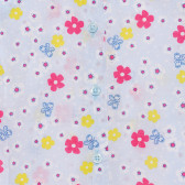 Bluză din bumbac cu imprimeu floral pentru bebeluși, albastru deschis Benetton 236641 3