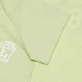 Tricou cu imprimeu pentru bebeluși, verde deschis Benetton 236646 4