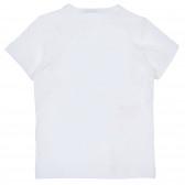 Tricou din bumbac cu imprimeu Paw Patrol pentru bebeluși, alb Benetton 236975 4