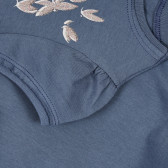 Tricou din bumbac cu imprimeu fluture pentru bebeluși, gri Benetton 237006 3
