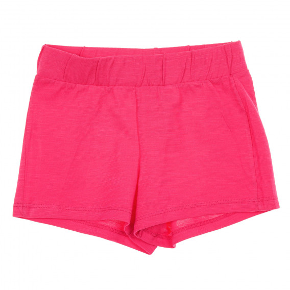 Set de pantaloni scurți și bluză din bumbac, roz Benetton 237077 5