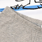 Set de tricouri și pantaloni scurți din bumbac cu imprimeu grafic, multicolor Benetton 237125 4