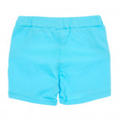 Set de bumbac cu pantaloni scurți și tricou pentru bebeluși, în gri și albastru Benetton 237268 7