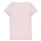 Set de tricouri din bumbac în alb și roz Benetton 237569 4