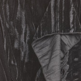 Rochie de pluș fără mâneci, neagră Sisley 237615 3