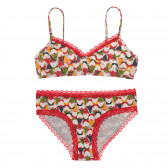 Set bustieră din bumbac cu bikini, multicolor Benetton 237675 