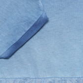 Rochie din bumbac cu talie elastică, albastru deschis Benetton 237876 2