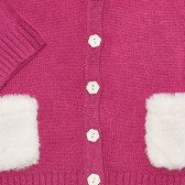 Bluză cu buzunare de pluș pentru bebeluși, roz Benetton 237913 3