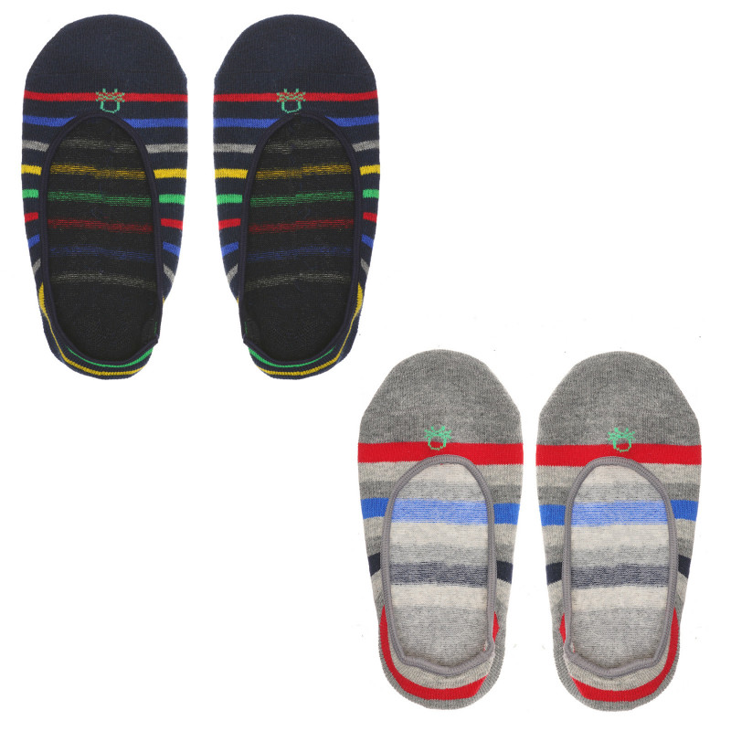 Set de două perechi de șosete, multicolore  238007