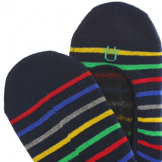 Set de două perechi de șosete, multicolore Benetton 238009 3