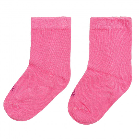 Set de 4 perechi de șosete în roz și gri Benetton 238053 5
