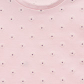 Bluza din bumbac cu imprimeu floral pentru bebeluși, roz Benetton 238106 2