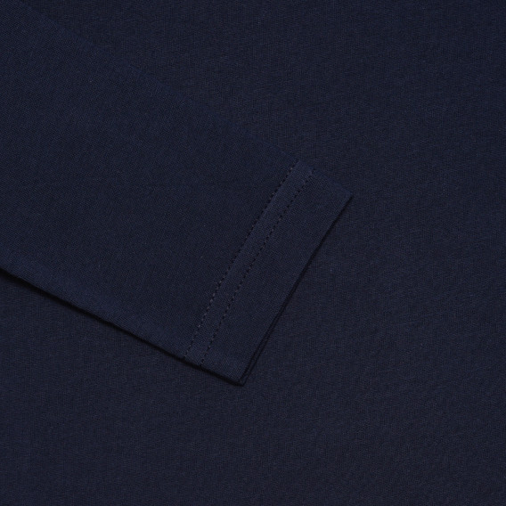 Bluză din bumbac cu imprimeu pentru bebeluși, albastră Benetton 238250 3