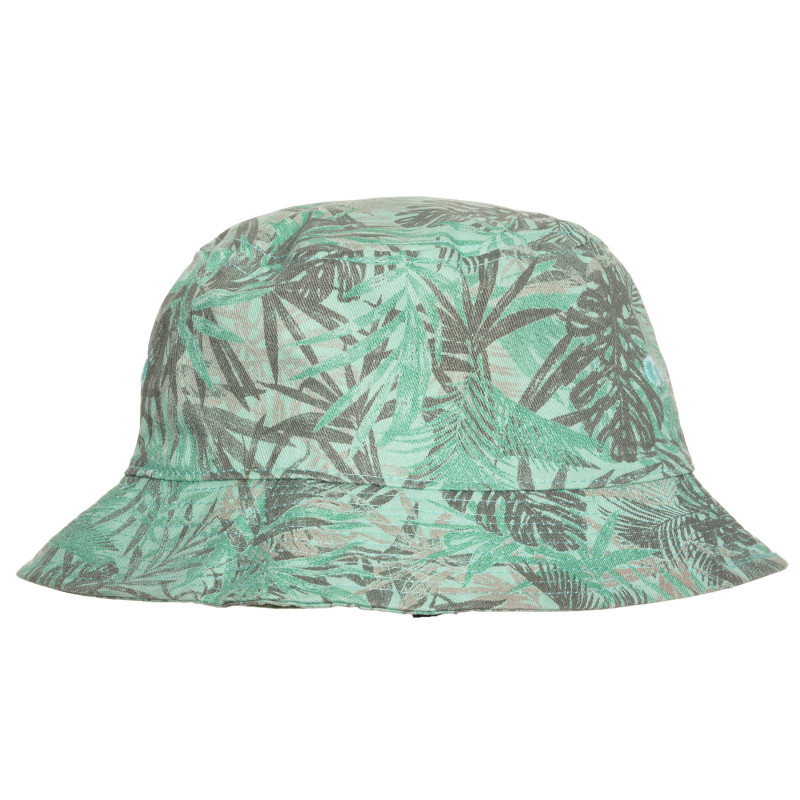 Pălărie de bumbac cu imprimeu cu frunze de palmier pentru bebeluș, verde  238396