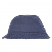 Pălărie din denim cu sigla mărcii, albastru închis Benetton 238419 