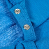 Bluză din bumbac cu imprimeu marin pentru bebeluș, albastră Benetton 238471 3