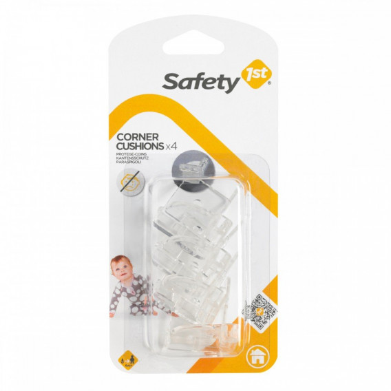 Protecții transparente din plastic pentru colțuri și margini 4 buc. Safеty 1-st 238667 2