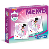 Joc de memorie cu cartonașe Prințesa Nela Dino Toys 238780 