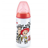 Sticlă din polipropilenă First Choice Toy Story cu tetină 6-18 luni, 300 ml, roșu NUK 239074 7