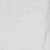 Pantaloni scurți din denim, albi Guess 239092 3