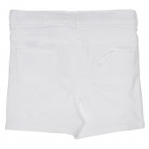 Pantaloni scurți din denim, albi Guess 239093 4