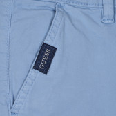 Pantaloni scurți din bumbac, albastru Guess 239099 2
