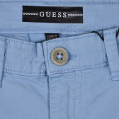 Pantaloni scurți din bumbac, albastru Guess 239100 3