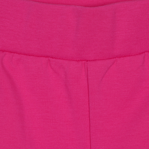 Pantaloni scurți din bumbac cu margine, roz Guess 239117 2