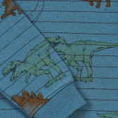 Hanorac albastru cu imprimeu dinozaur Name it 239149 4