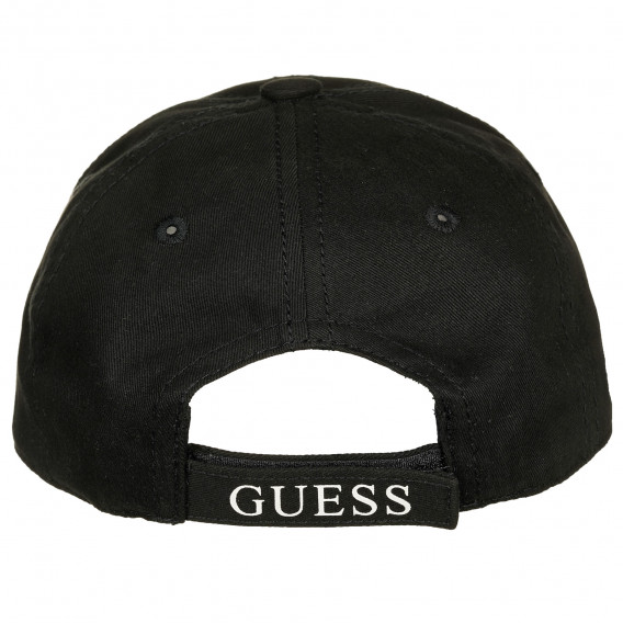 Pălărie de bumbac cu vizieră, neagră Guess 239219 3