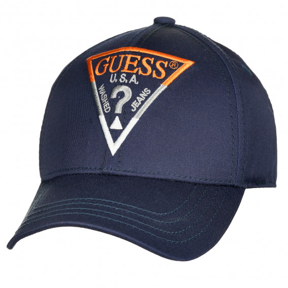 Pălărie de bumbac cu vizieră, albastră Guess 239234 2