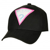 Pălărie de bumbac cu vizieră, de culoare neagră Guess 239242 2