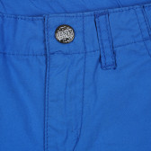 Pantaloni scurți din bumbac de culoare albastră Idexe 239263 2