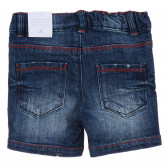 Jeans scurți din bumbac cu aspect uzat pentru bebeluș, albastru Idexe 239269 4